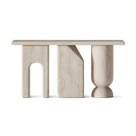RDLC Latt Marble Console Table
